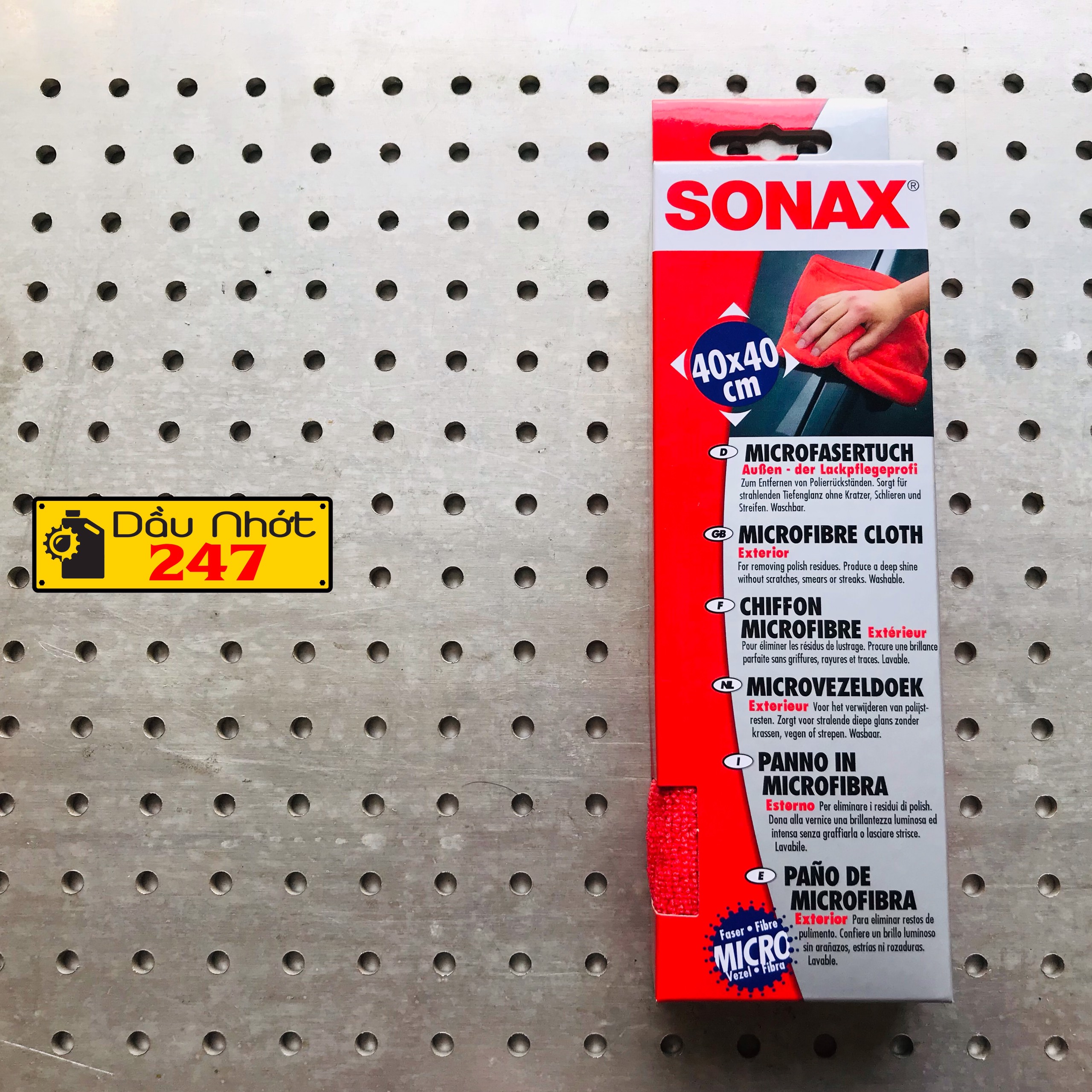 Khăn lau xe siêu sợi Sonax Microfibre Cloth