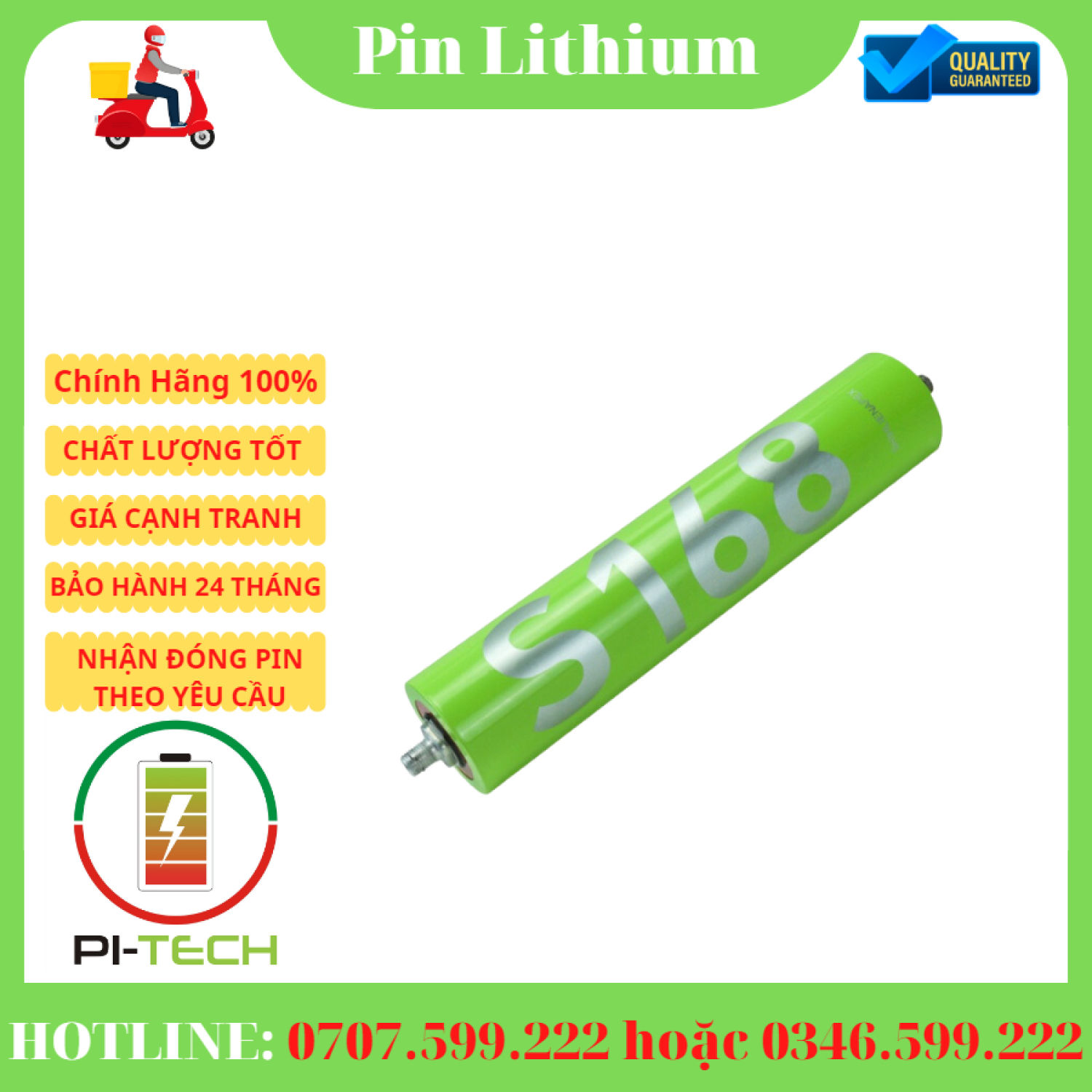 Pin ion 3.5/4.2v 60280 70Ah ( Đã Đo dung lượng từng Cell ) 8