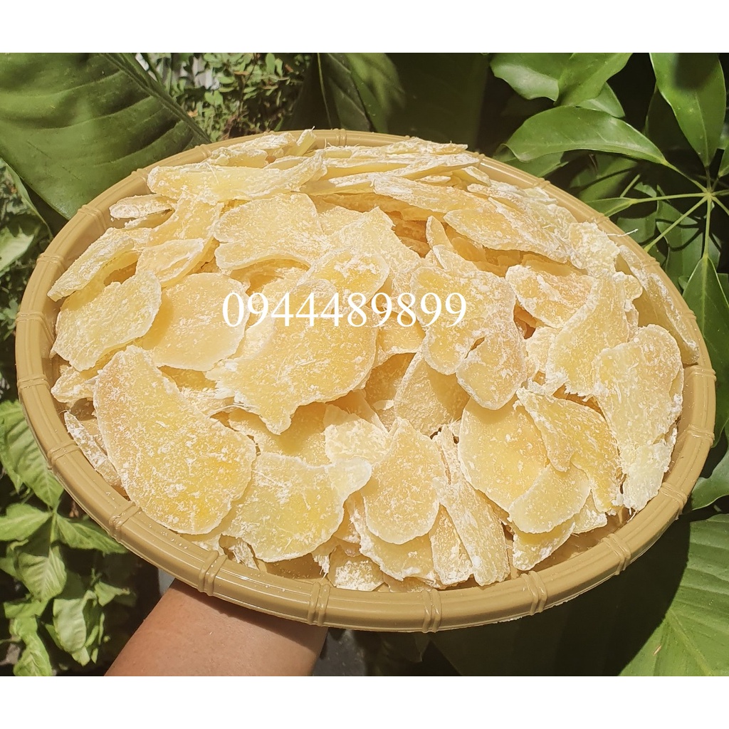 250gr Mứt gừng lát mỏng thơm ngon - bánh kẹo đồ ăn vặt - mứt tết