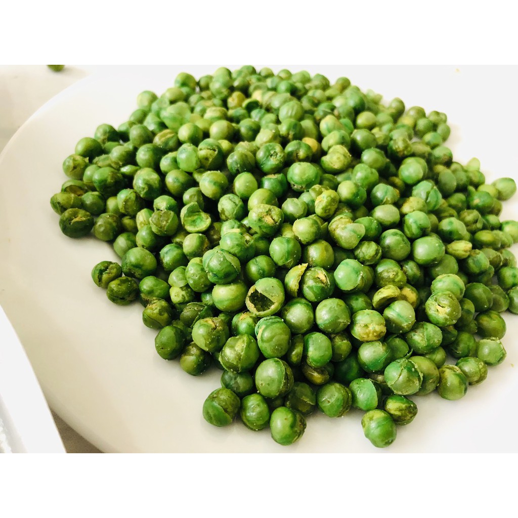 500g Đậu hà lan rang muối siêu giòn hấp dẫn - Cô Năm Food