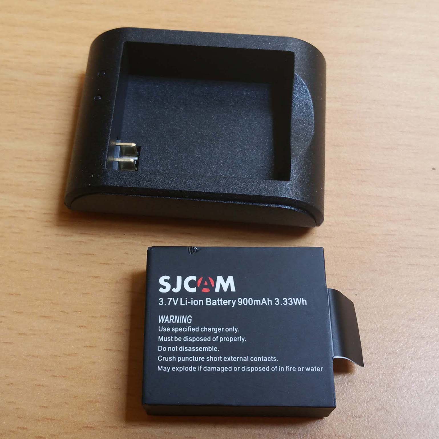 Combo sạc đơn + 1 pin cho sjcam, eken
