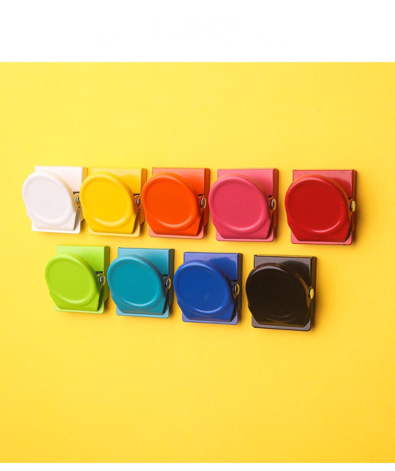 [HCM]Kẹp giấy note hóa đơn có nam châm hít bảng từ bảng flipchart kệ sắt tủ sắt tủ lạnh chất liệu bằng kim loại với nhiều màu sắc