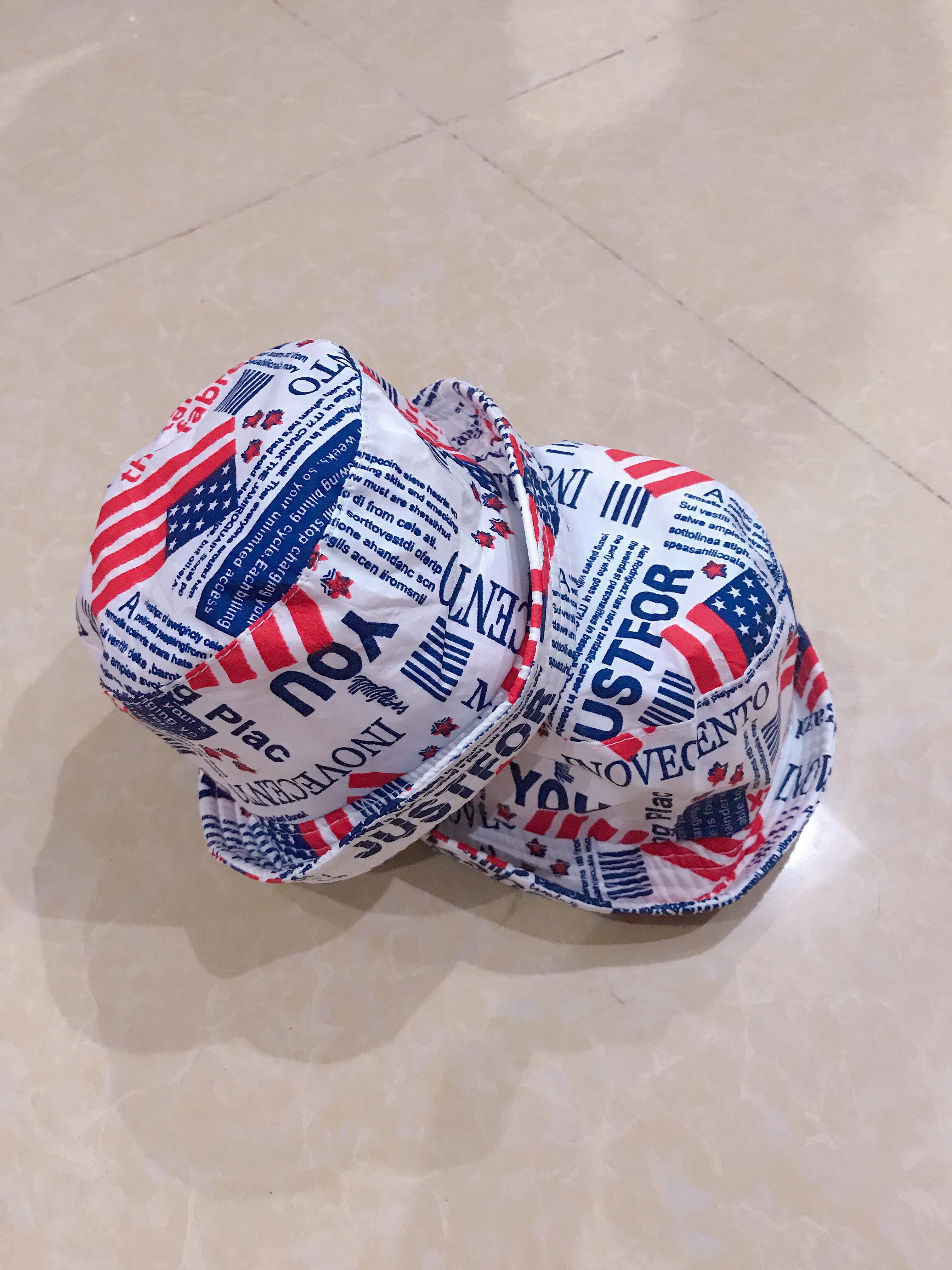 Nón In Hình Lá Cờ Mỹ, Có Dây Dễ Thương Cho Bé Trai Bé GÁi (Giá hấp dẫn)