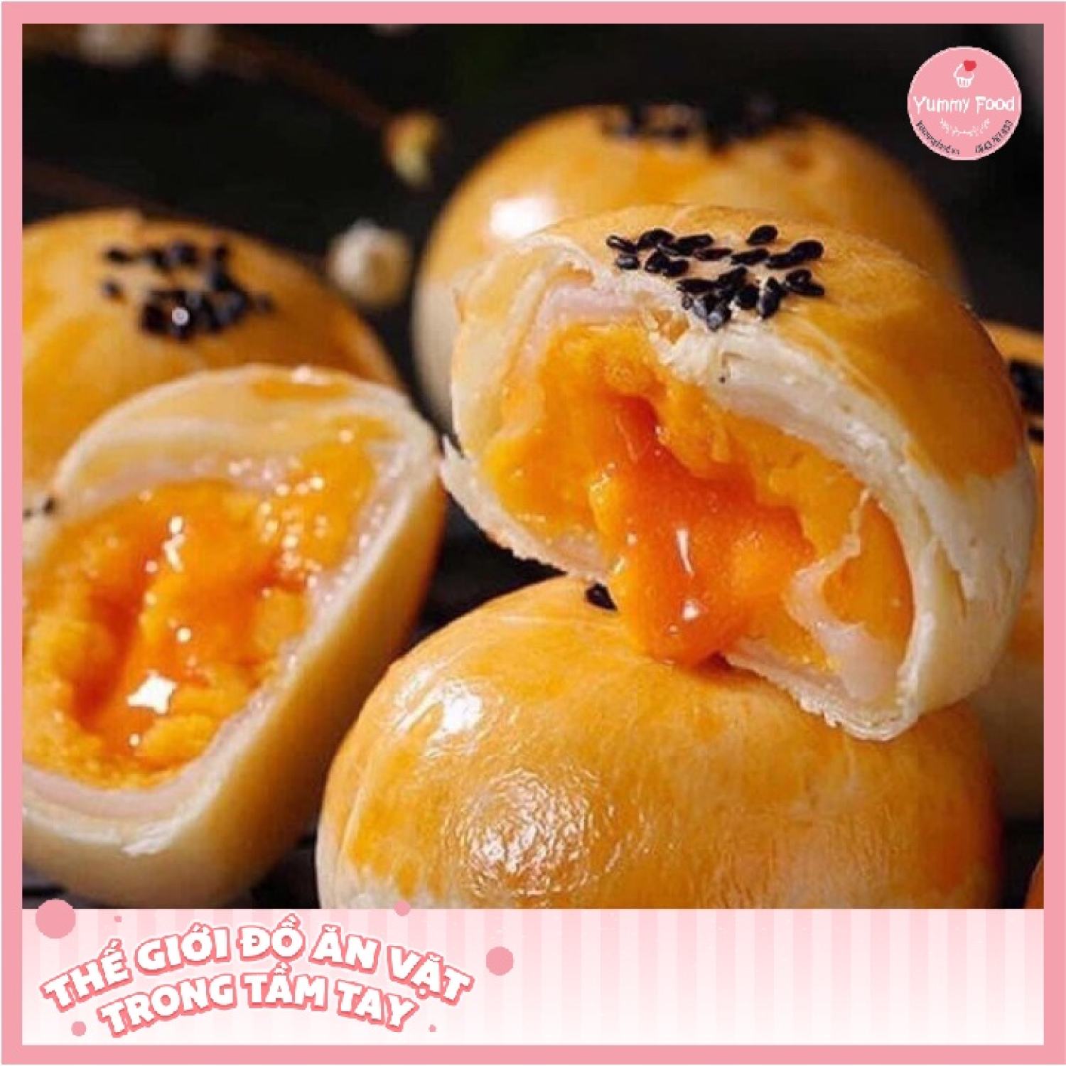 1kg bánh trứng muối ngàn lớp tan chảy siêu ngon!