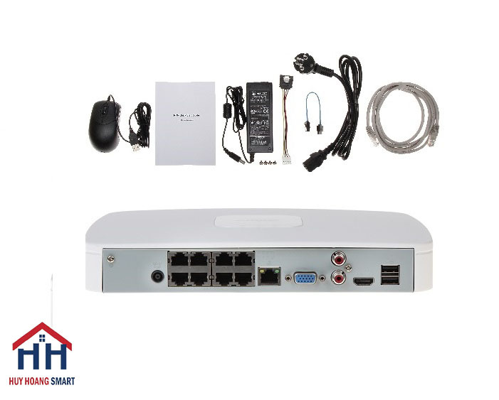 Đầu ghi ip 8 kênh poe dahua nvr2108-8p-4ks2