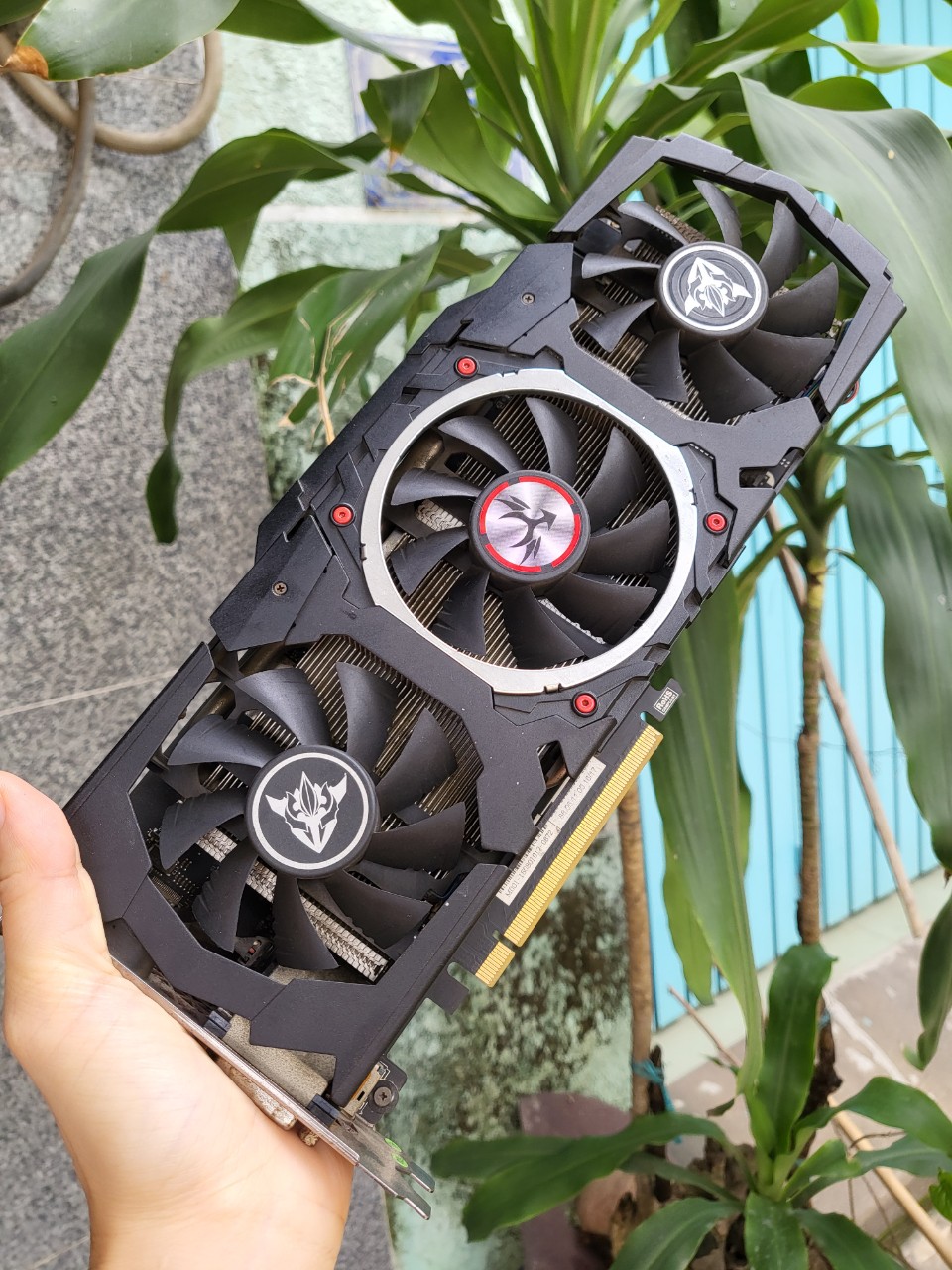 Card màn hình - vga colorful gtx 1060 3g 3 fan. hàng 2nd. bh 1 tháng.
