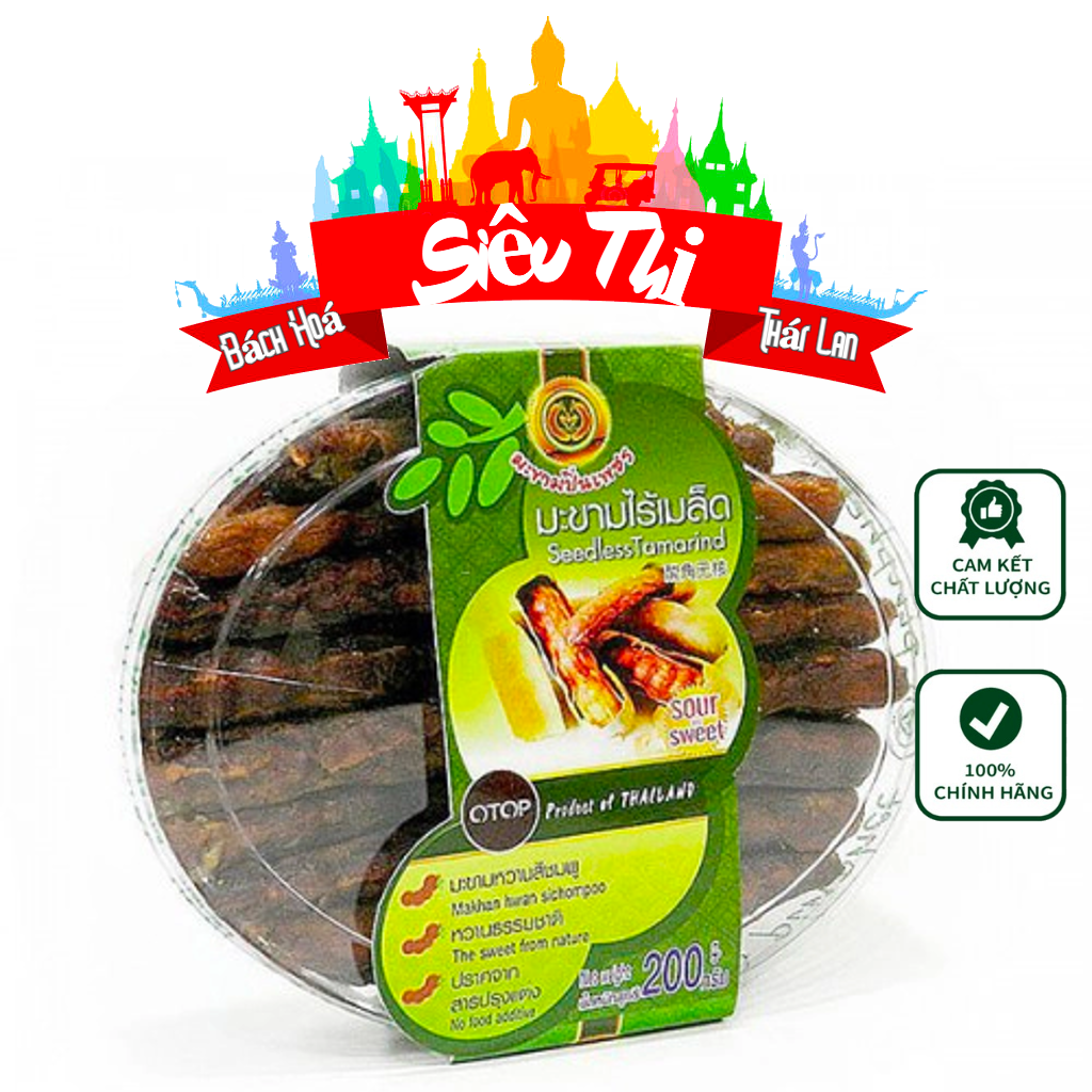 Me tách hạt hàng Thái Lan loại 200g tem xanh siêu ngon - Có Sẳn