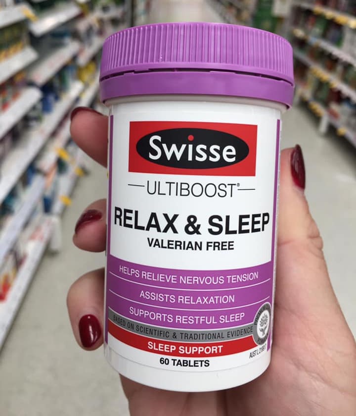Swisse relax & sleep - Viên uống Ngủ ngon
