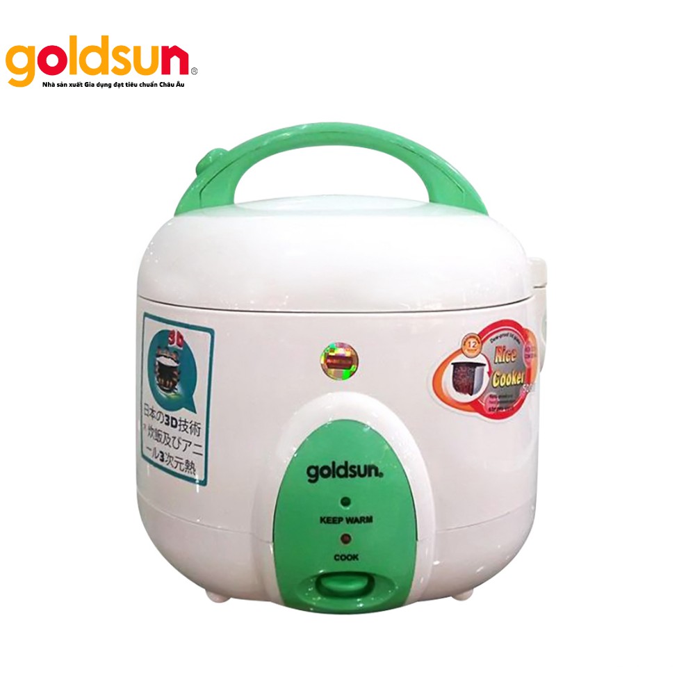 Nồi cơm điện goldsun nắp gài 3d 1,5 lít arc-g150gp