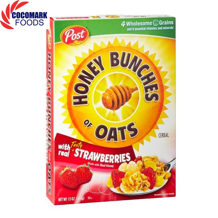 Ngũ Cốc Ăn Sáng Post Honey Bunches Of Oats - Strawberries 368G