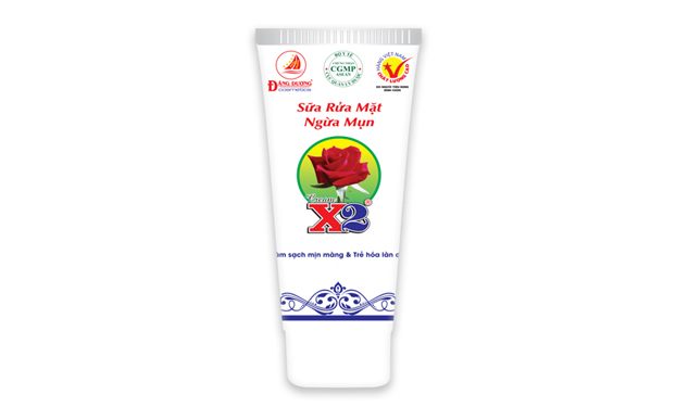 Sữa rửa mặt ngừa mụn 50ml - cream x2 đăng dương