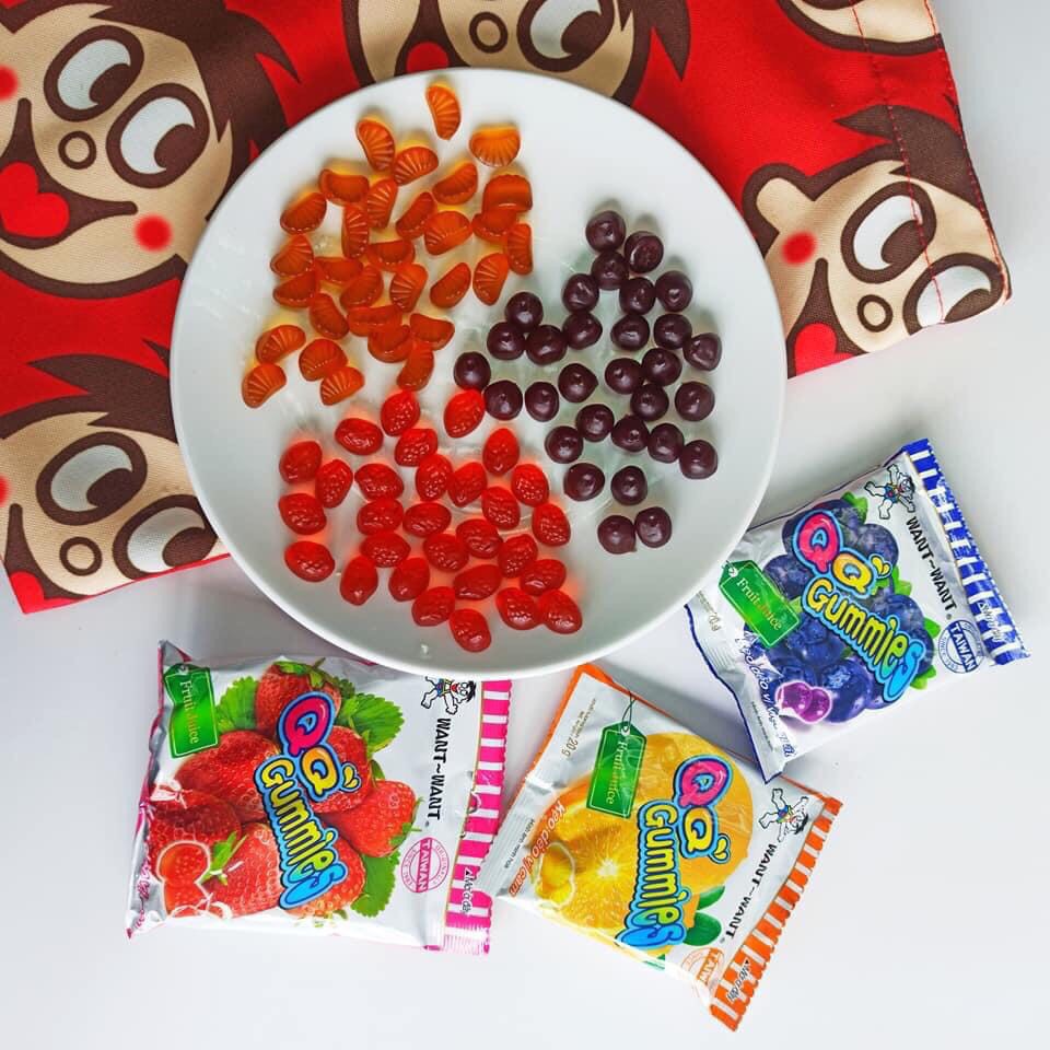 (Thùng 120 gói) KẸO DẺO TRÁI CÂY WANT WANT 20g