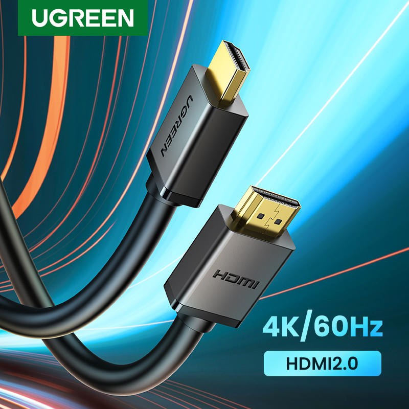 Ugreen hdmi 2.0 cable 4k hdmi male to male high speed hdmi adapter 3d for xbox 360 apple tv ps5 pro nintendo switch projector hdmi 4k hdm