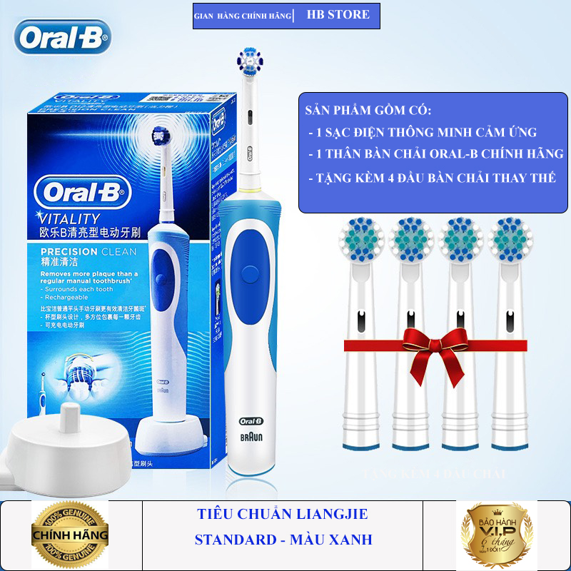 Bàn Chải Đánh Răng Điện Oral-B Hàng Chính Hãng Chăm Sóc Răng Miệng Nhạy Cảm