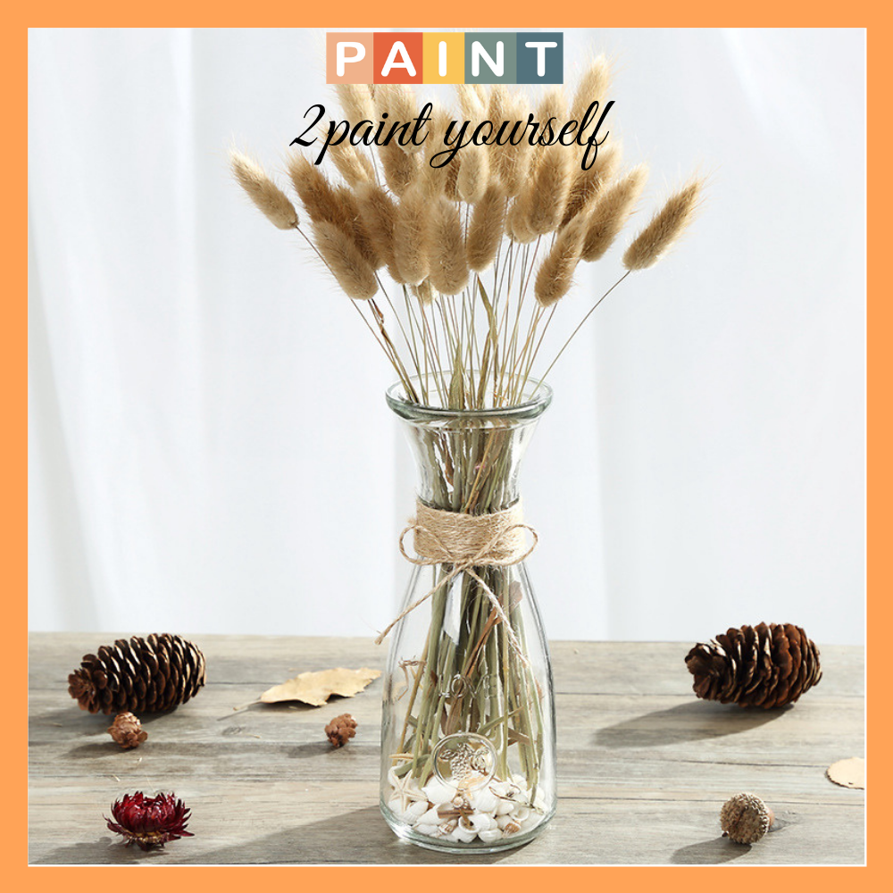 Lọ hoa thắt eo, Bình thủy tinh cuốn dây thừng decor, trang trí để bàn