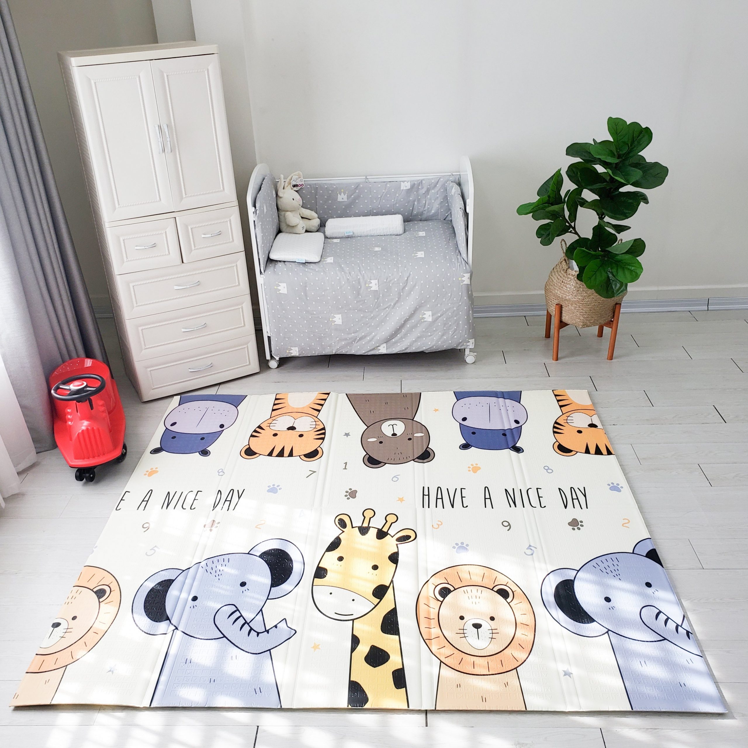 Thảm chơi umoo xốp xpe - dày 1,5cm, gấp gọn không mùi cho bé