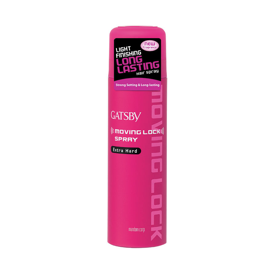 Keo xịt giữ nếp tóc lâu tự nhiên dành cho nam và nữ gatsby moving lock spray extra hard