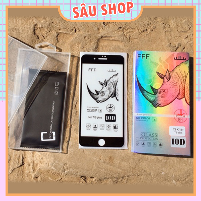 Kính Cường Lực Iphone Full Màn 10D Tê Giác Chính Hãng ip/6/6plus/6s/6splus/7/7plus/8/8plus/x/xr/xs/11/12/pro/max/plus Sâu Shop