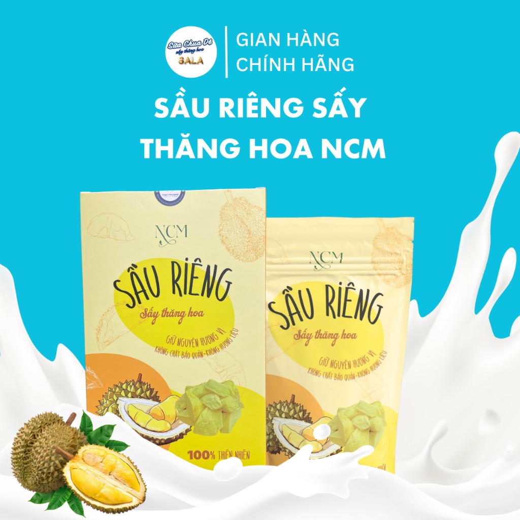 Sầu riêng sấy thăng hoa ncm 20g