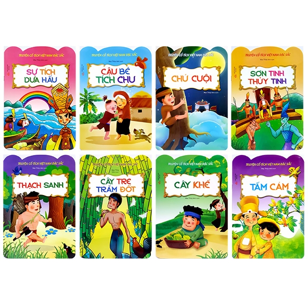 Fahasa - Bộ Truyện Cổ Tích Việt Nam Đặc Sắc (Bộ 8 Cuốn)