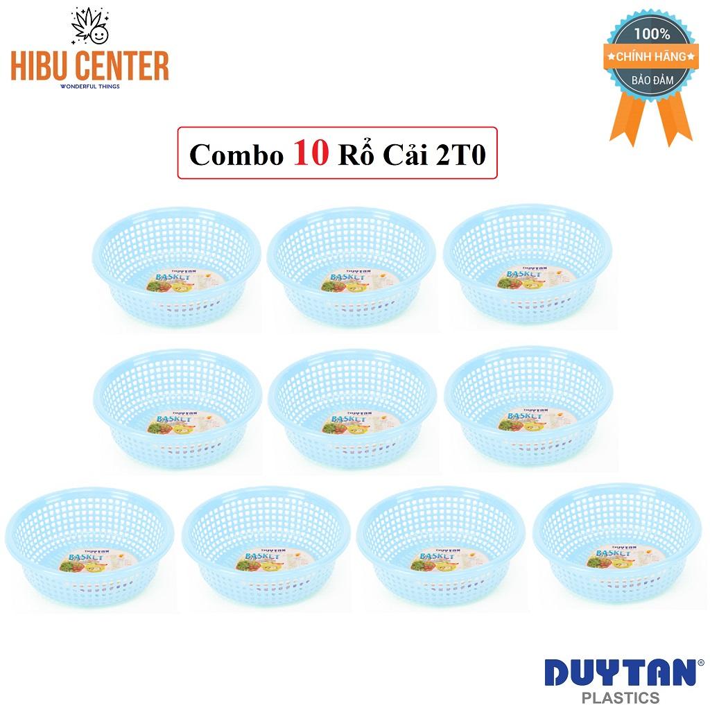 [HCM]Combo 10 Rổ Cải 2T0 Duy Tân (Ø 20 x 7 cm) 141
