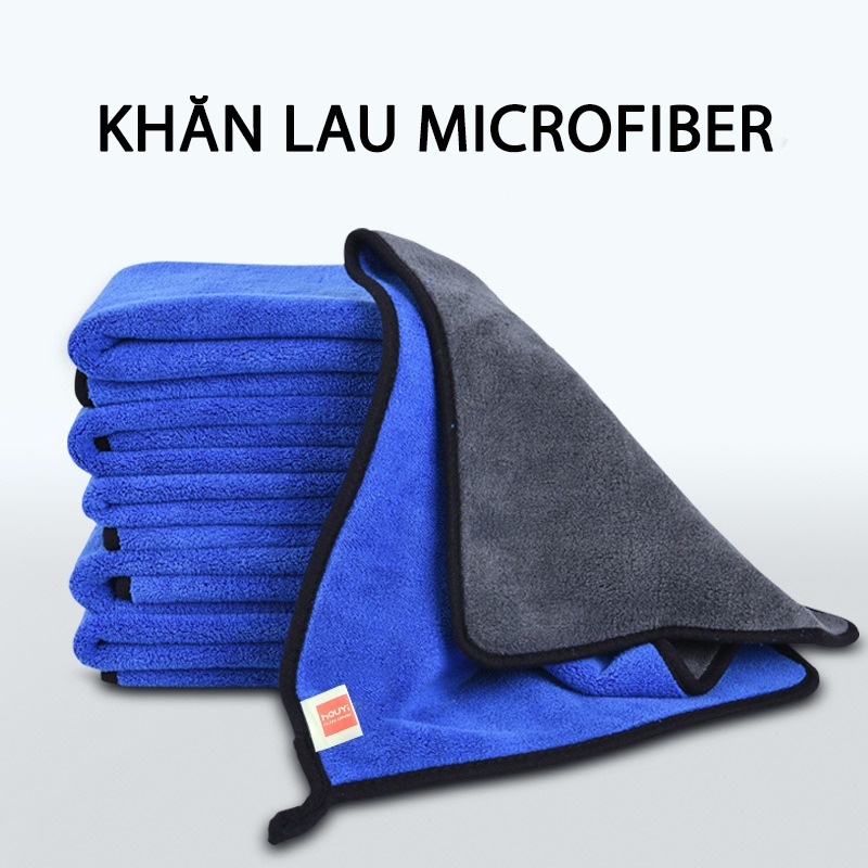 Khăn lau kính hồ cá siêu sạch, khăn microfiber xe hơi, lau ô tô, lau bếp, lau kính siêu thấm, siêu sạch