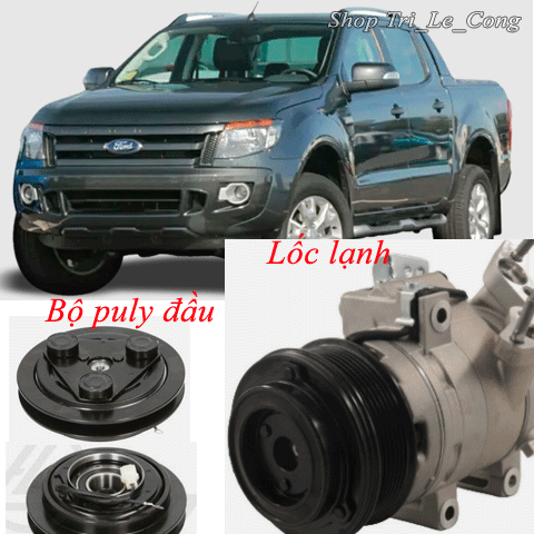 Ford Ranger 2011-2016 Lốc lạnh điều hòa máy nén xe bán tải đời 2012 2015 động cơ máy dầu 2.2 3.2 bộ puly đầu mặt hít Giá 3,901,549 Đồng*Miễn phí vận chuyển