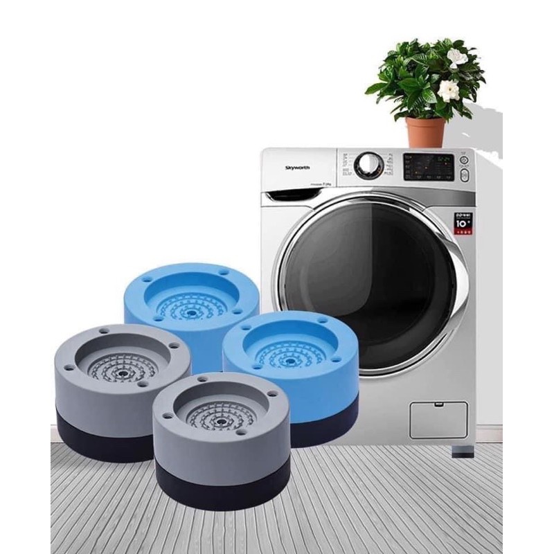 ĐỆM CAO SU KÊ CHÂN CHỐNG RUNG ĐA NĂNG CHO MÁY GIẶT SET 4 CÁI