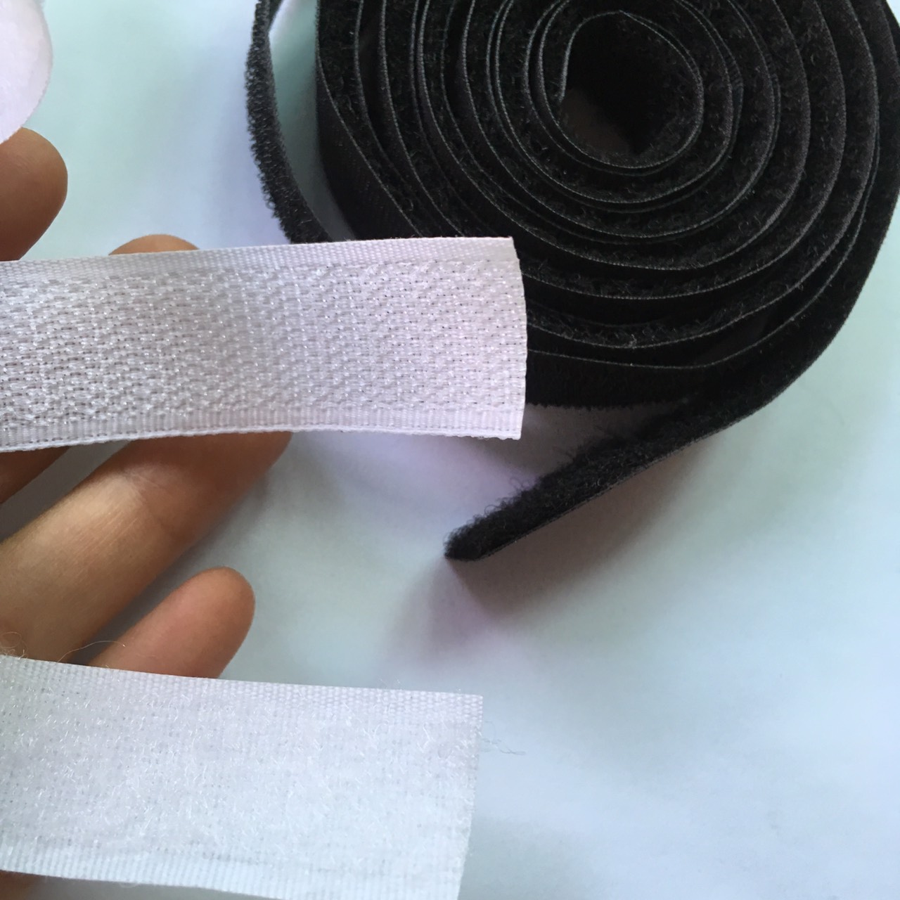 Loại tốt băng dán xé gai bông khóa nhám bản 2-5cm velcro tape