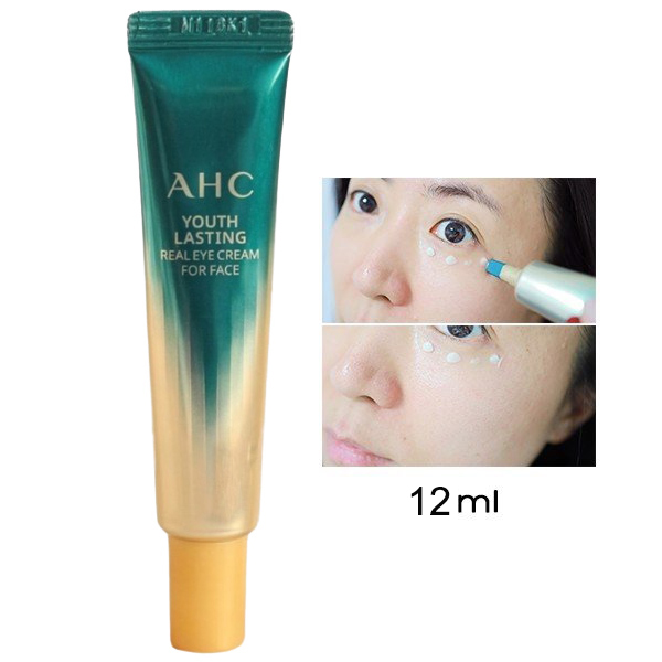 Kem Chống Nhăn Trị Thâm Chống Lão Hóa Mắt AHC Ageless Real Eye Cream For Face 12ML