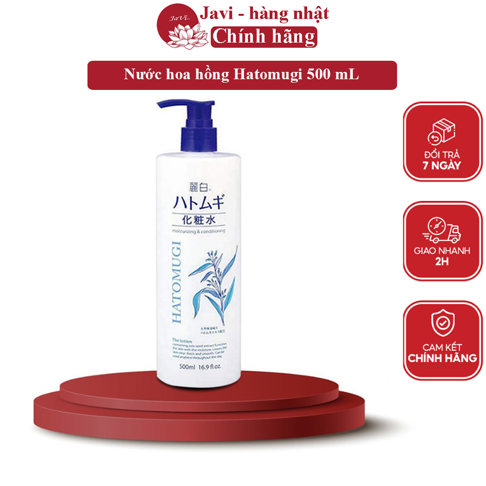 Nước hoa hồng dưỡng ẩm, sáng da Hatomugi Toner HATOMUGI Hạt Ý Dĩ