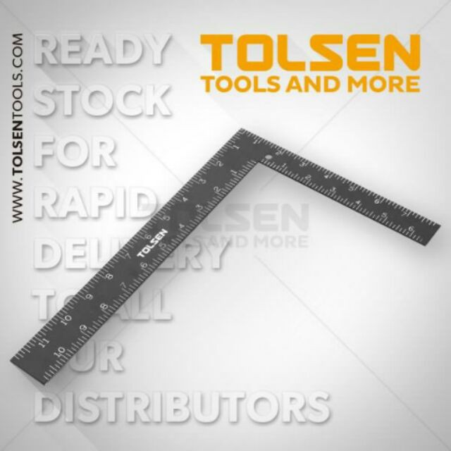 35043 thước góc đen 400x600mm tolsen