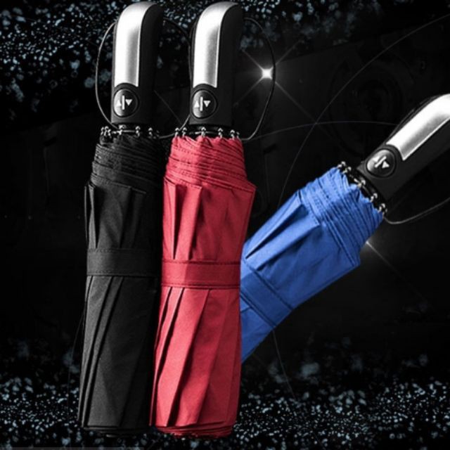 Ô Dù 10 Nan Size Lớn Đóng Mở Tự Động Bằng Nút Bấm Chống Tia UV Minchan(Chọn Màu)