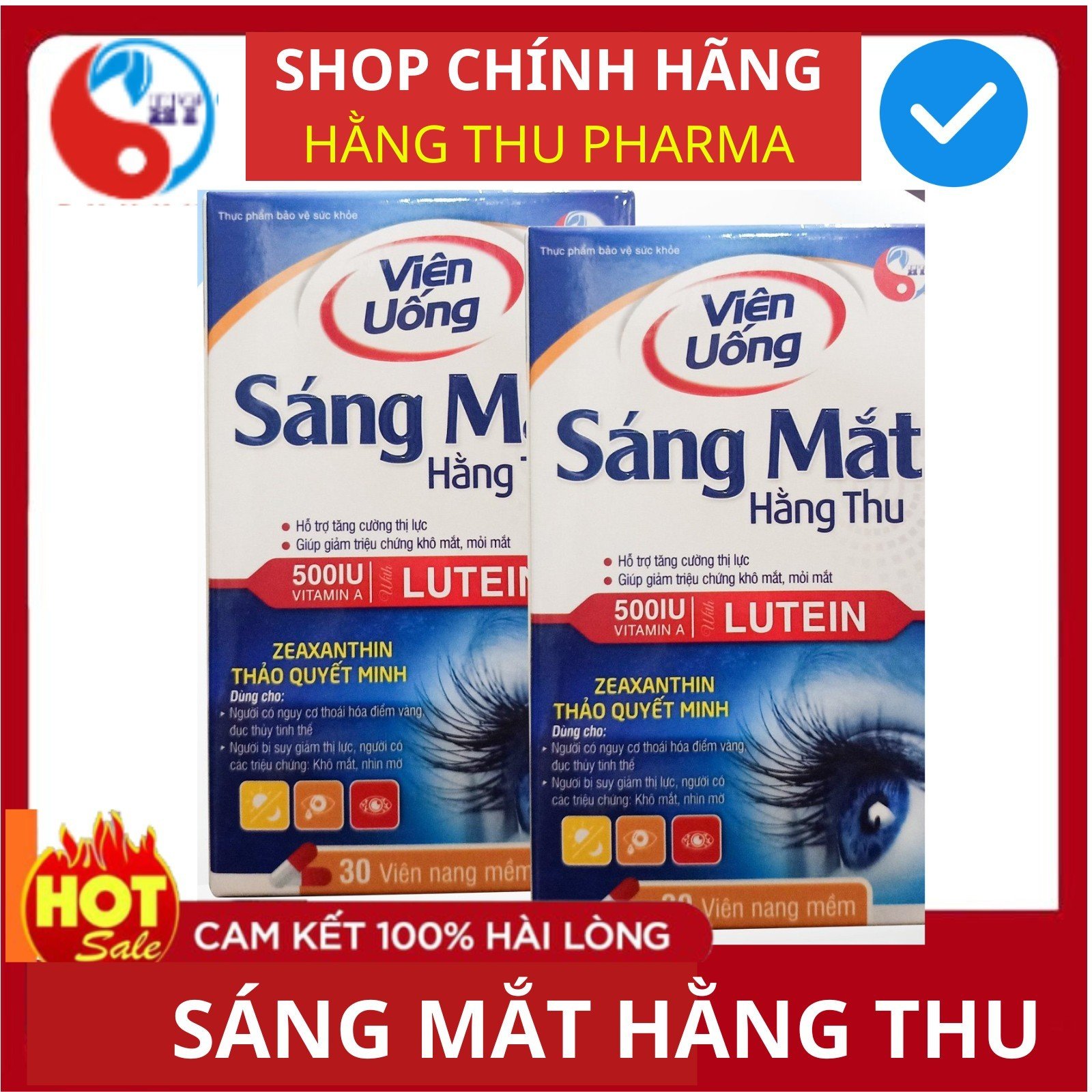 Sản phẩm Viên Uống Sáng Mắt Hằng Thu Pharma