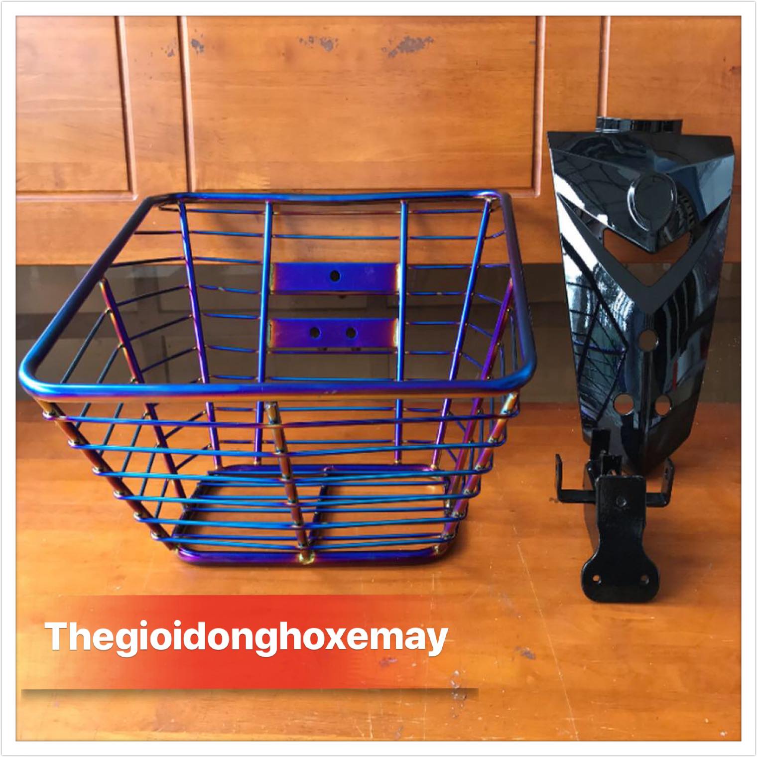 Rổ titan inox Sirius + pát si + nạ ( COMBO 3 Món)