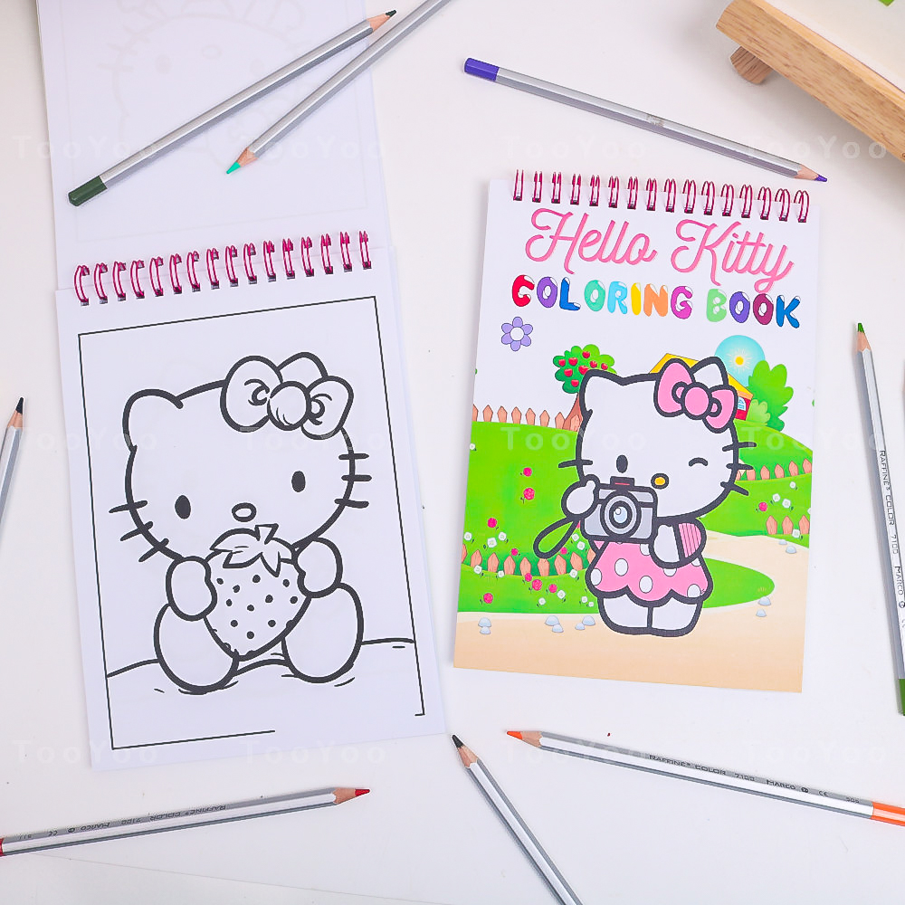 Tuyển tập bộ tranh tô màu Hello Kitty đẹp nhất dành cho bé yêu | Hello kitty,  Hình nền hello kitty, Nghệ thuật chữ viết