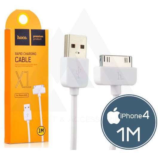 CÁP SẠC IPHONE 4/4S HOCO X1 CHÍNH HÃNG - BẢO HÀNH 12 THÁNG
