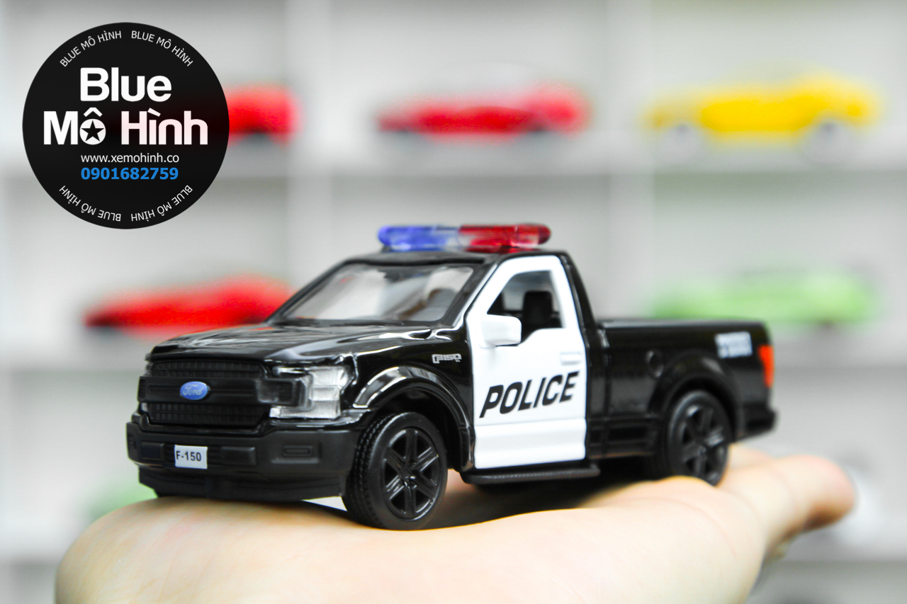 Blue mô hình | xe mô hình ford f150 raptor pickup police 1:36