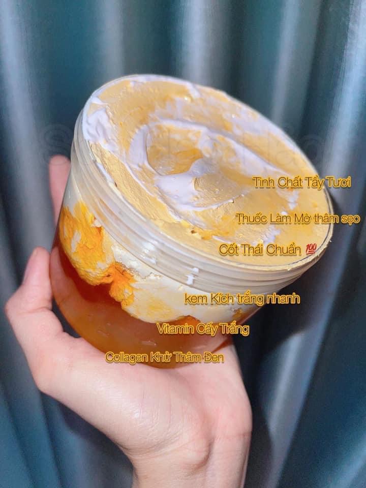 [HCM]Kem body Cốt Thái cấy trắng sữa chua Trắng Siêu Mạnh Cho Da Ngâm Đen Chai Lì Khó Trắng