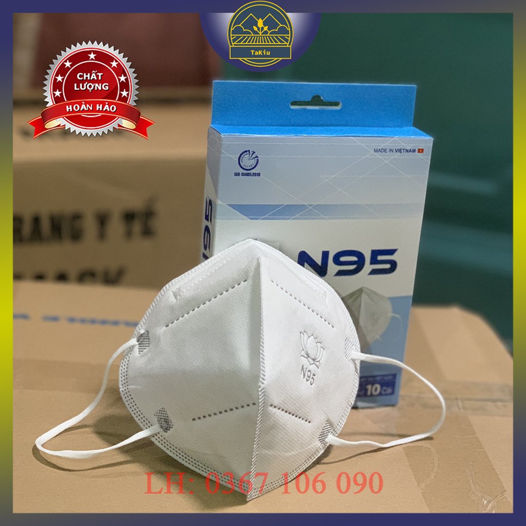 Khẩu trang n95 chính hãng cửu long hộp 10 cái