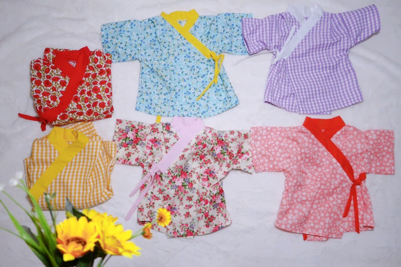 Bộ rời Yukata chất kate cho bé từ 1-8 tuổi