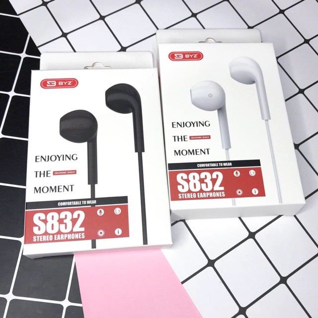Tai nghe nhét tai giá rẻ BYZ S832 hàng nội địa được ưa chuộng và các bạn trẻ tin dùng