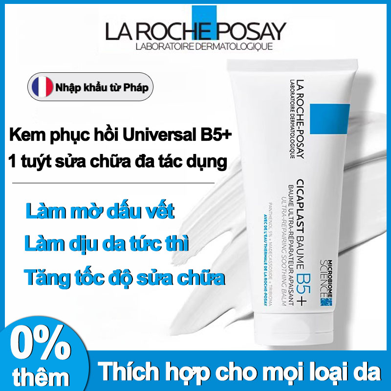 Kem phục hồi La Roche-Posay Cicaplast Baume B5+,Cải thiện da mụn Làm Dịu & Phục Hồi Da 100ML