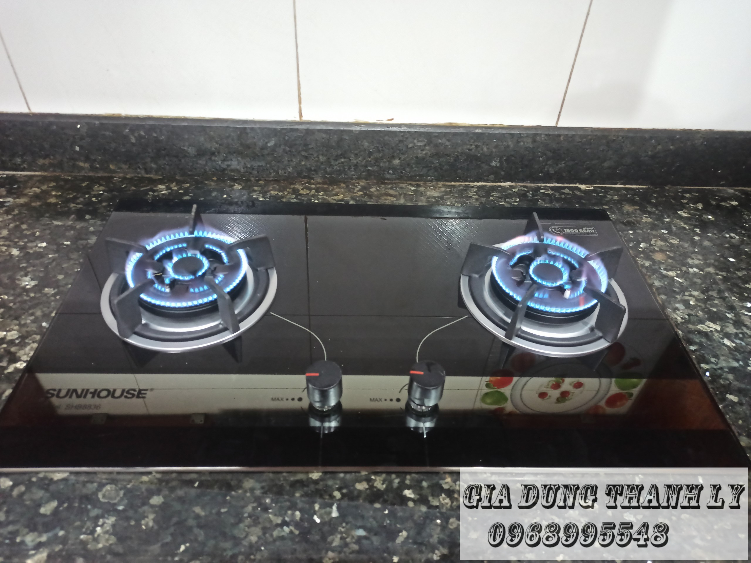 [HCM]Bếp gas âm Sunhouse SHB8836 ( Hàng trưng bày )