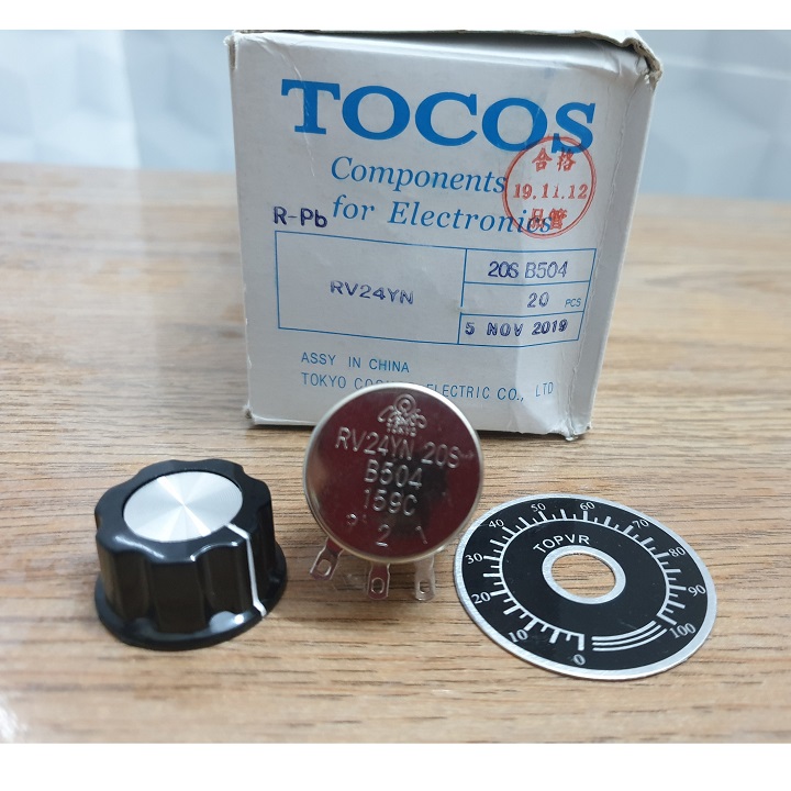 Chiết áp TOCOS RV24YN 20S B504 - 500k