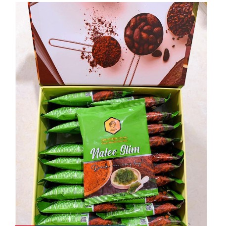Nalee Slim- Ca Cao giảm Cân mẫu mới 20 gói chính hãng
