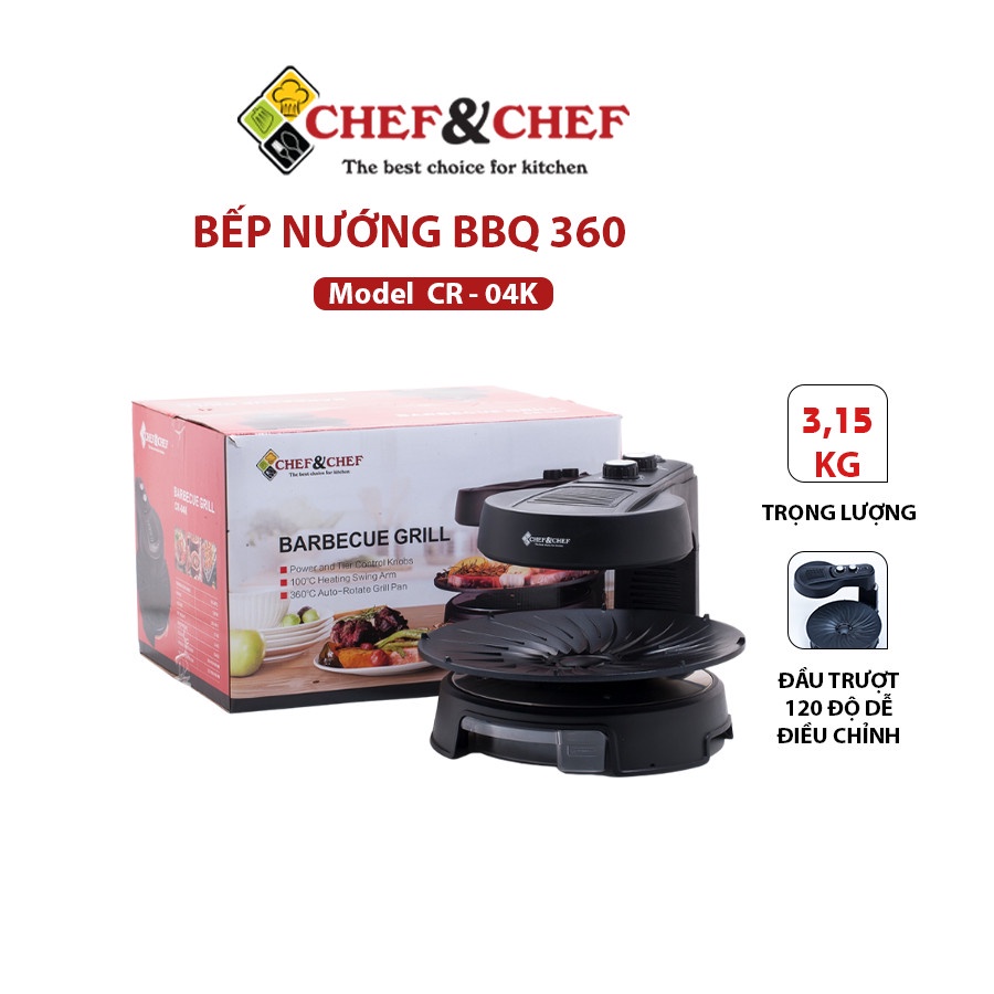Bếp nướng chef&chef bbq không khói hàn quốc_ hàng loại 1. - gia dụng gia đình
