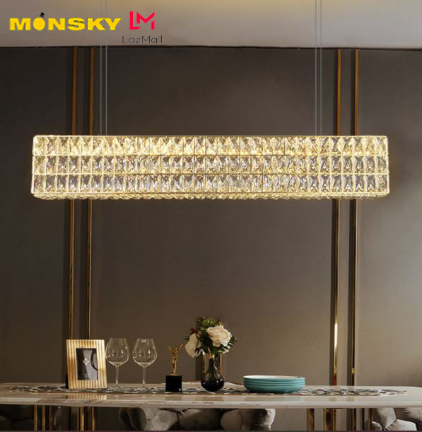 Đèn thả MONSKY JEASE hiện đại làm bằng pha lê cao cấp trang trí nội thất sang trọng
