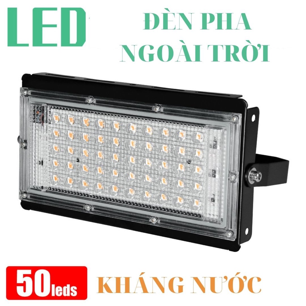 Đèn pha Led 50W kháng nước tiết kiệm điện siêu sáng 220v