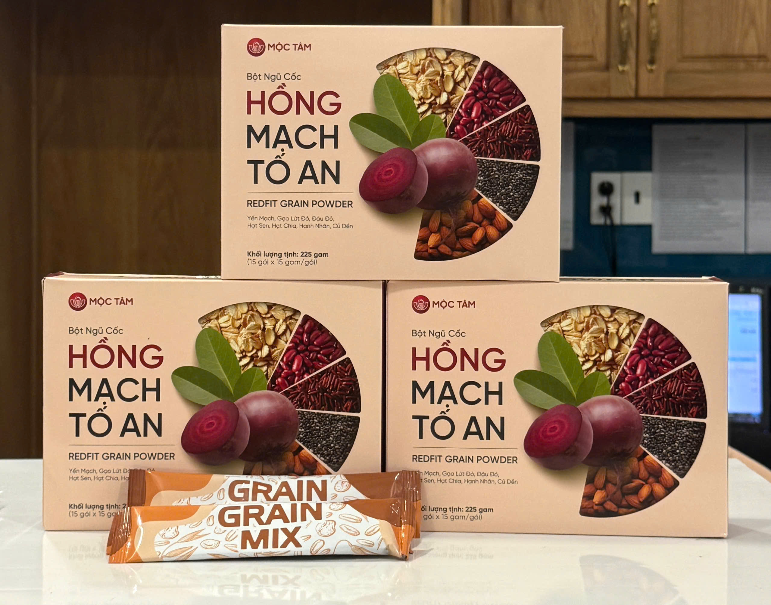 Bột Ngũ Cốc Hồng Mạch Tố An